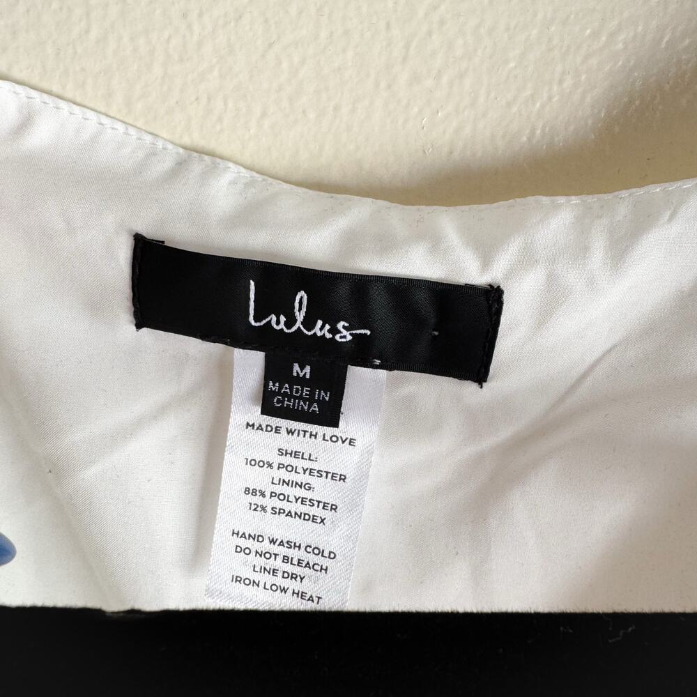 Lulu's White Bring the Pleat White Pleated Long Sleeve Cropped Top - Medium - Picture 4 of 9